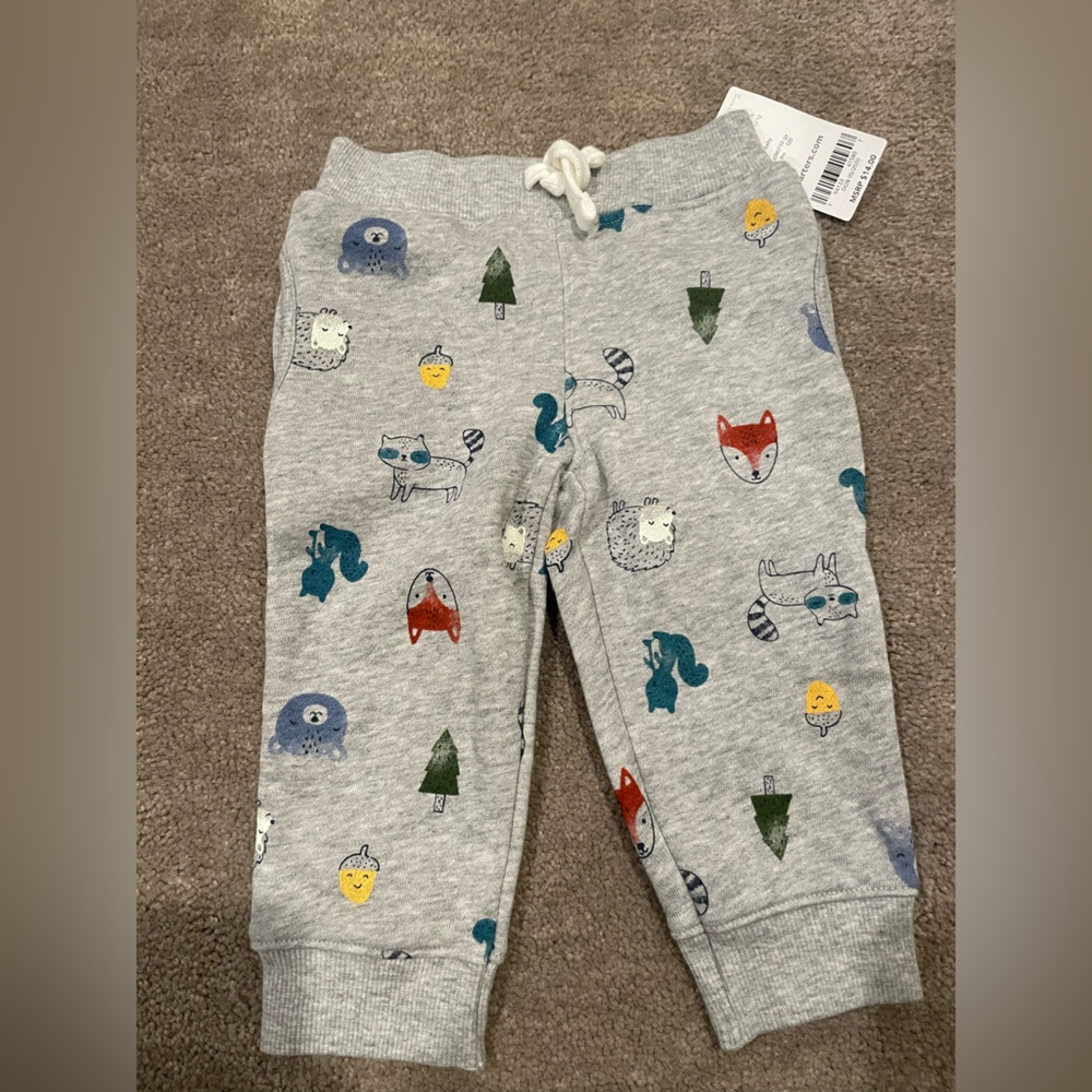 Kids Gray Animal Print Pajamas